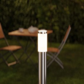 Paletto da Giardino 100cm Acciaio Inox IP54, IK06 - Base E27 Dimensione Altezza: 100 cm