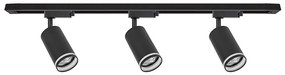 Faretto nel sistema a binario PIPE 3xGU10/10W/230V nero