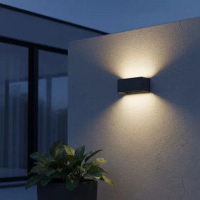 Ideal Lux - Applique a LED da esterno ATOM LED/25W/230V IP54 antracite