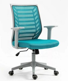 Sedia da ufficio Q-320 blu – 60x44x93 cm