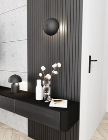 Lampada Da Tavolo Moderna Hera Acciaio Nero 2 Luci G9 Ip20