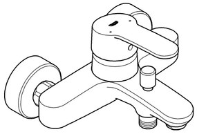 GROHE 33591002 - Miscelatore per vasca EUROSTYLE COSMOPOLITAN cromo lucido