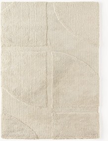 Tappeto soffice a pelo lungo con motivo in rilievo Jade