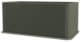 Mobile da bagno sotto lavabo BADEN HAUS Bohemia verde laccato opaco L 98 x H 42 x P 50 cm 1 cassetto, lavabo non incluso