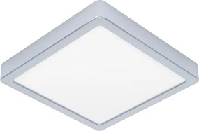 Eglo 901766 - Lampada da soffitto LED per bagno FUEVA LED/10,5W/230V 22x22 cm IP44 cromato
