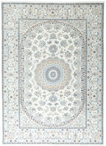 Nain Tappeto persiano 260 x 360 Beige (Iran) Annodato A Mano