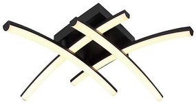 Plafoniera LED LED/24W/230V 3000K nero