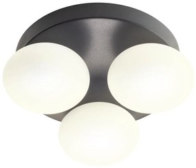 Redo 01-4308 - Plafoniera LED da bagno OVUM 3xLED/5W/230V IP44 nero