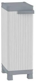 Armadio basso Base 350 UW TERRY STORAGE in polipropilene, grigio L 35 x H 97.6 x P 43.8 cm 1 anta, adatto per interno/esterno