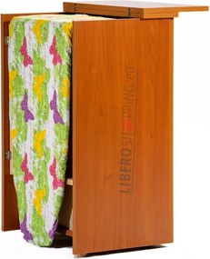 Mobile da stiro asse scomparsa legno Ciliegio - JOLLY 2 ante