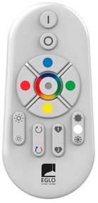 Eglo - Pannello a plafone LED RGBW dimmerabile SALOBRENA-C LED/34W/230V marrone scuro + telecomando