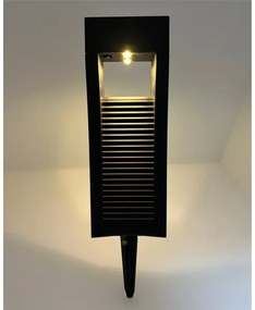 Lampada solare a LED 2x LED, 1,2 V, 200 mAh, IP44, nera