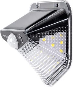 Aigostar -LED Lampada solare con sensore LED/3,7V 6500K 500 mAh IP65 nera