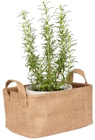 WENKO 64471100 - Cestino JUNA 24x17 cm marrone