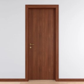 Porta battente Schubert noce L 60 x H 210 cm reversibile