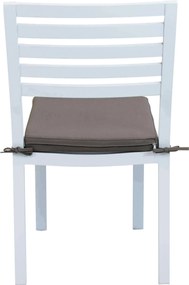 DEXTER - set tavolo in alluminio cm 200/300 x 100 x 74 h con 8 sedie Dexter