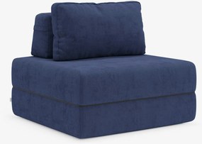 Rift poltrona letto con materasso alto 24 cm e memory foam - schienale mobile e tessuto smacchiabile T31