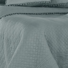 Copriletto grigio 220x240 cm Meadore – Restilo