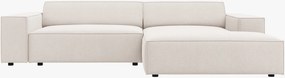 Divano angolare modulare Jodie in tessuto Megan – L224 cm