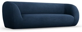 Divano in tessuto bouclé blu 230 cm Essen - Cosmopolitan Design