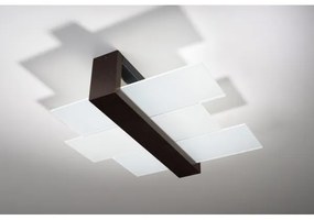 Brilagi - Plafoniera LED HERA 2xE27/7,5W/230V wengé