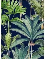 Mindthegap Carta da parati Palmeras - Anthracite
