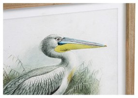 Quadro DKD Home Decor Pelican (2 pezzi) (60 x 2 x 60 cm)