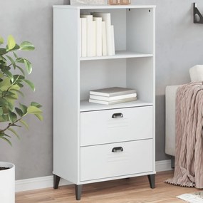 Libreria Vıken Bianca 60x35x123 Cm İn Legno Multistrato /