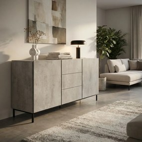 DEMETER - madia moderna con ante ammortizzate