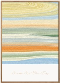 Stampa digitale incorniciata Marble Me Beach Day