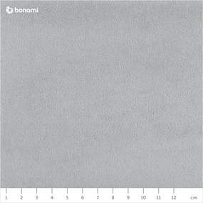 Letto matrimoniale imbottito grigio chiaro con vano contenitore con griglia 160x200 cm Juniper - Mazzini Beds