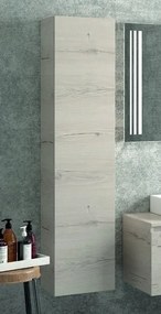 Composizione bagno sospesa 100cm mobile specchio e colonna - KAMALU