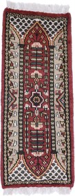 Agra Tappeto orientale 60 x 30 (Indian) Annodato A Mano