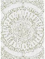 Arte International Carta da parati Rondo - Weiß/ Gold