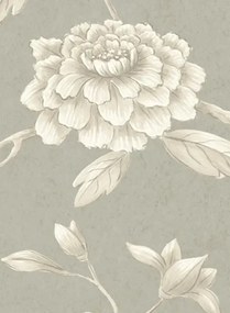 Lewis & Wood Carta da parati Jasper Peony - Pumice