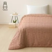 Trapuntino singolo in microfibra effetto seta beige
