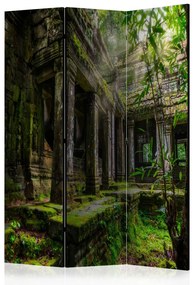 Paravento separè Preah Khan - architettura storica con vegetazione