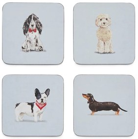 Set di 4 sottobicchieri Curious Dogs - Cooksmart ®