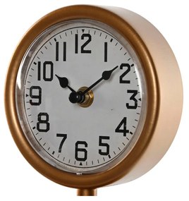 Orologio da Tavolo Home ESPRIT Verde Arancio Metallo polipropilene Vintage 14 x 7,3 x 35 cm (2 Unità)