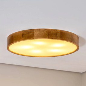 Plafoniera soffitto Cleo TEMAR LIGHTING, dimmerabile, Legno chiaro, Soggiorno / Sala da pranzo, Legno, Moderno, Plafoniera