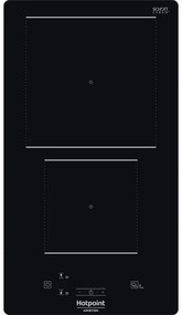 Piano cottura induzione 2 zone L 28.4 cm HQ 0930S NE HOTPOINT nero