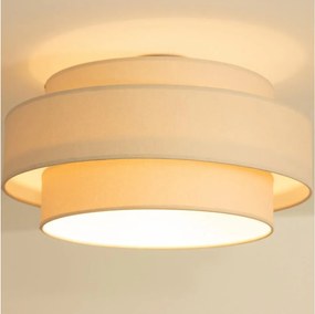 Brilagi - Plafoniera RESNA 1x E27/60W/230V Ø 40 cm beige