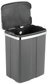 WENKO 54903100 - Cestino montabile sulla porta 26x36,5 cm grigio/argento