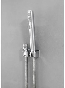 WENKO 81340100 - Doccia DUO 170 x 2,7 cm cromo lucido/argento/grigio