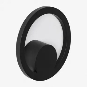 Lampada Da Parete A Led Per Esterno Quiven In Alluminio Nero - Sklum