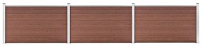 Pannello Di Recinzione İn Wpc 526x106 Cm Marrone /