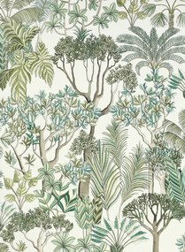 Manuel Canovas Carta da parati Morny - Vert de Gris