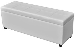 Cassapanca Lunga İn Legno Bianca /