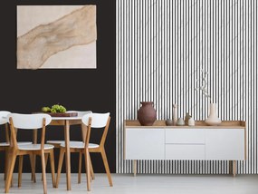 Pannello da parete acustico Finitura legno Effetto marmo Bianco Set da 3,12m² Lotto di 2 pezzi - PENCIA