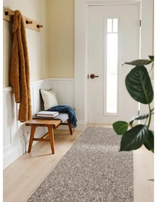 Passatoia grigia lavabile 80x240 cm Rocco Taupe – Elle Decoration